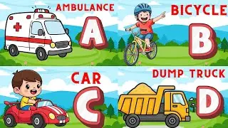 ABC Vehicle Song | A to Z Vehicles