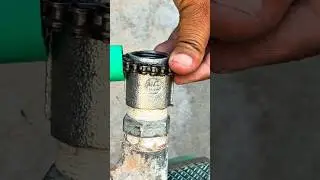 Genius Trick to Open a Stuck Pipe Socket with Chain & Pipe! #diy #tricks #shorts #trending #chain