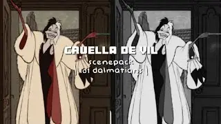 Cruella De Vil scenepack - 101 dalmatians (1961)