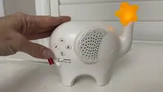 SOLD - Fisher Price Music & Lights ELEPHANT Baby Sleep Soother Night Light