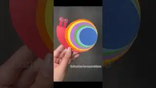 Paper Snail. #craftingideas #shortsfeed #trending #youtubeshorts #papercraft #papersnail #craft