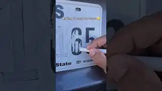 Lumeon Reflective License Plate Stickers
