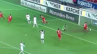 Thiago Alcantara Amazing bycicle kick goal   Stuttgard vs Bayern Munich