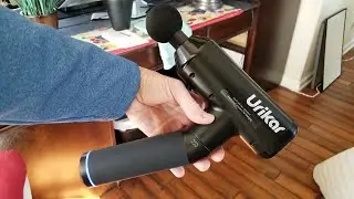 Urikar Pro 3 Massage Gun Portable Deep Tissue Muscle Massager with 180&deg; Rotatable Anti-Slip Grip