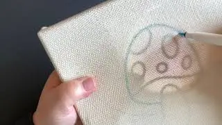 How to Transfer A Punch Needle Pattern to Monks Cloth