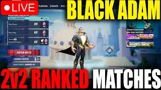 Multiversus Ranked Live: Black Adam 2v2 Ranked Matches!