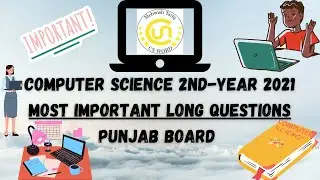 Computer science 2021 2nd year most important Long questions ||2020