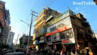 Sylhet City Rickshaw Tour From ZindaBazar Point to Ambarkhana Point | Road Tuber | Sylhet 4K