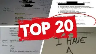 The Most Hilarious Resume Fails To Ever Happen ✅