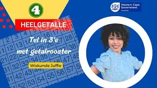 Tel vorentoe en agtertoe in 3'e met getalrooster (2023) | Heelgetalle