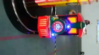 Qingfeng hot sale coin operated kiddie ride game machine -- London Train