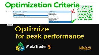 Optimization Criteria for Expert Advisors &middot; Strategy Tester &middot; MetaTrader Tutorial