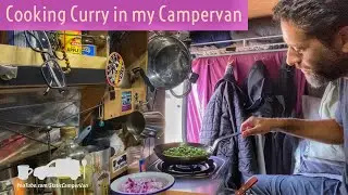 Cooking Curry in my Campervan. Full Time #vanlife