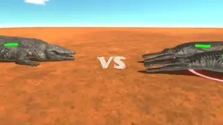 Crocodiles vs Big Crocodile - ARBS - Animal Revolt Battle Simulator