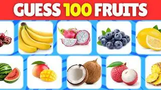 Сможете ли вы назвать все 100 фруктов? 🍎 (99% не справятся)