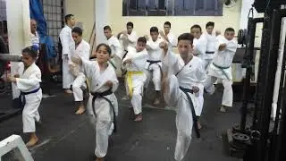 Karat&ecirc; na antiga academia Jr Halteres