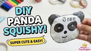 DIY Panda Squishy! 🐼 How to Make a Cute Paper Squishy at Home