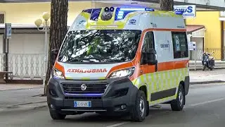 [WAIL] 2x Ambulanza Castel Monte Onlus Jesolo - Ambulance responding code 3