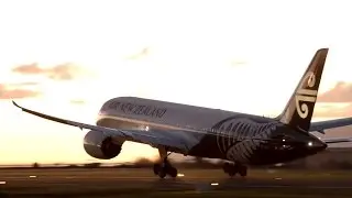 Air New Zealand (ZK-NZF). Premier d&eacute;collage. 18h24. 30/10/2016