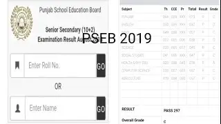 How To Check PSEB 12th Class Result 2019 in 10Seconds  Best Trick To Check PSEB Result 2019