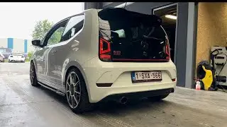 Up GTI Milltek downpipe + Milltek road+ exhaust sound