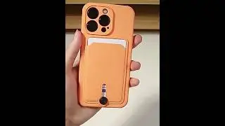 Slim Silicone Card Holder Phone Case | iPhone Wallet Case with Shockproof Protection