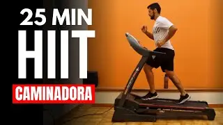 Rutina intensa CARDIO HIIT caminadora eléctrica 🔥 destruye calorías y quema grasa