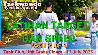 KELINCAHAN & TENDANG TARGET UNTUK KYORUGI &ndash; SPEED & POWER DI LAPANGAN! I ZABIR CLUB I 태권도 I 국기원