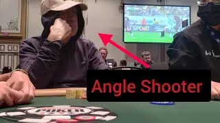 WSOP Worst Biggest Angle Shoot Shooter I've ever seen.