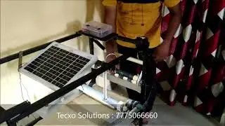 Fabrication of Solar Powered Paper bag Making Machine [ # Best Mechanical Project ]