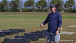 Football Warmups: Step Dummy Drills