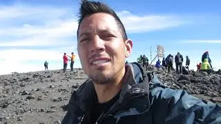 Dave Ulloa hiking Mount Kilimanjaro:  One Step on Purpose