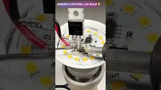 remode control LED bulb 💡🪛 #electronic #project #comment #instagram #instagood