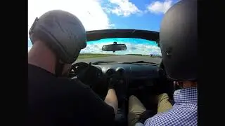 Compound charged / Twin charged 1.8 miata @ V&aring;rg&aring;rda sprint race, by SVKG club in Sweden 2020