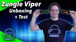 This is the Zungle Viper - Sunglasses with bone conduction! Unboxing and test!