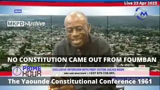 Southern Cameroons Union Treaty - The Yaound&eacute; Constitutional Talks of 1961 #Cameroon