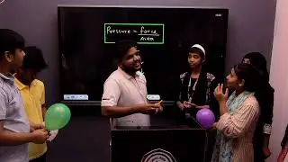 Practical of Pressure |Pressure is equal to Force upon Area|Education Adda|Perwez Sir