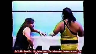 PsYcHo MikE'z Masterz Of Mayhem TV - Tarzan Goto Vs. Cactus Jack - Japan - IWA