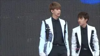 [fancam]140701 EXO-K Wolf @Hong Kong Dome Festival (Sehun focus)