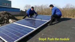 ACES AR10 Railless Shingle Roof Racking System un installation Video