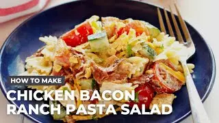 Chicken Bacon Ranch Pasta Salad Recipe