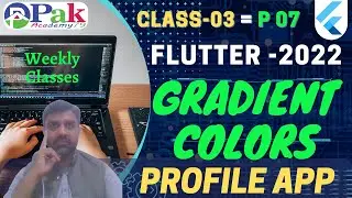 gradient in flutter container  | how to color gradient background of flutter app