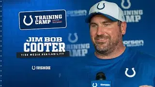 Jim Bob Cooter Training Camp Media Availability : July 24