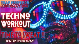Workout Techno Fitness Cardio (Affirmation) #exercise  Visualizer #techno #workout #fitness #edm