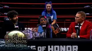 Athena: ROH Women's World Champion! | ROH Death Before Dishonor Media Scrum
