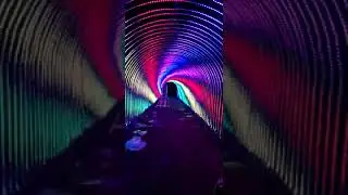 LED strip light tunnel