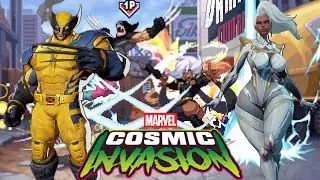 MARVEL Cosmic Invasion - Arcade Hard No Death - Storm/Wolverine - Team X-Men