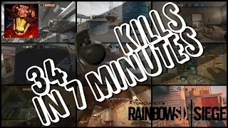 34 Frag Grenade Kills in 7 minutes | Rainbow Six Siege | 1440p 60fps