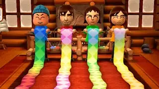 Wii Party U Minigames    Eric Cartman Vs Andre Vs Claudia Vs Marit Expert CPU