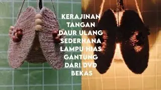 Buat lampu hias gantung aesthetic dari Dvd bekas | Simple DIY Recycle #113